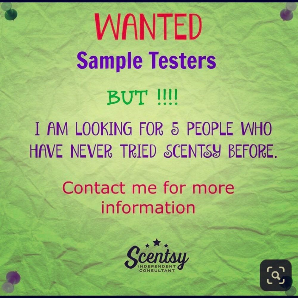 SAMPLE TESTERS WANTED!!!